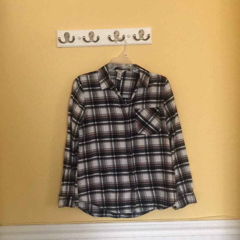 Forever 21 - Black, White & Red Plaid Shirt